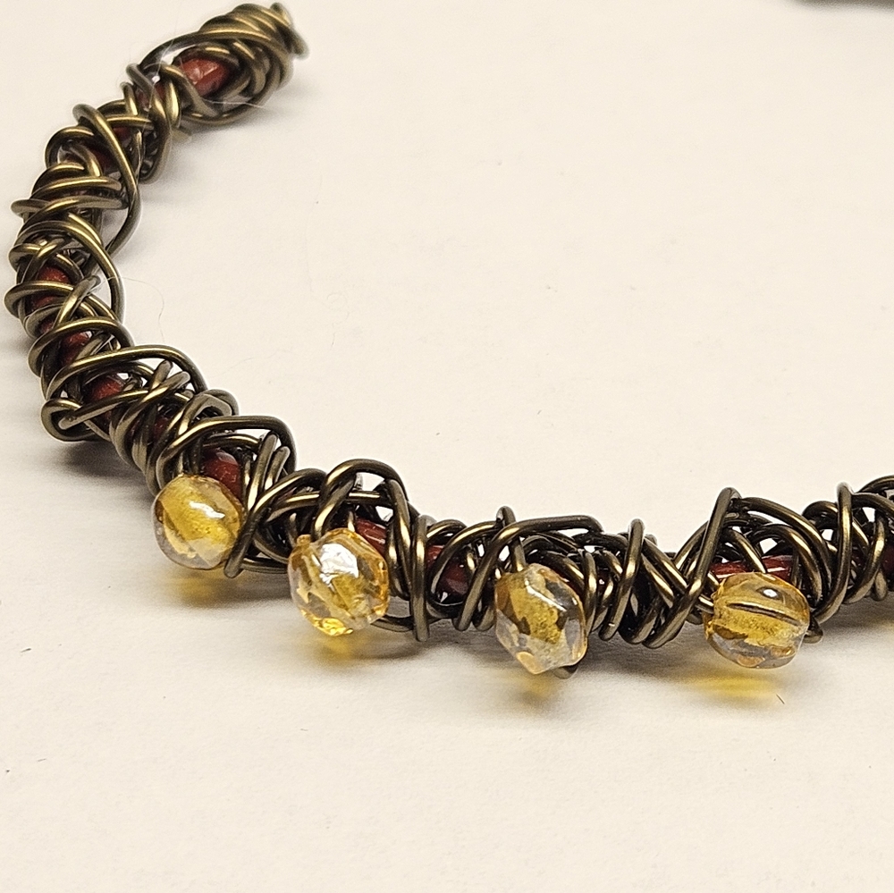 Wooden Bracelets and Necklace Bundle - Picture 5 of 7